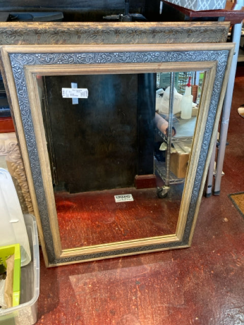 Natural/Gray Beveled Mirror
