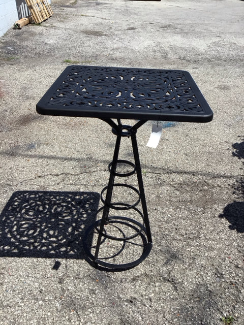 Outdoor/Outside Metal Bistro Black Table