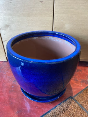 Blue Ceramic Planter
