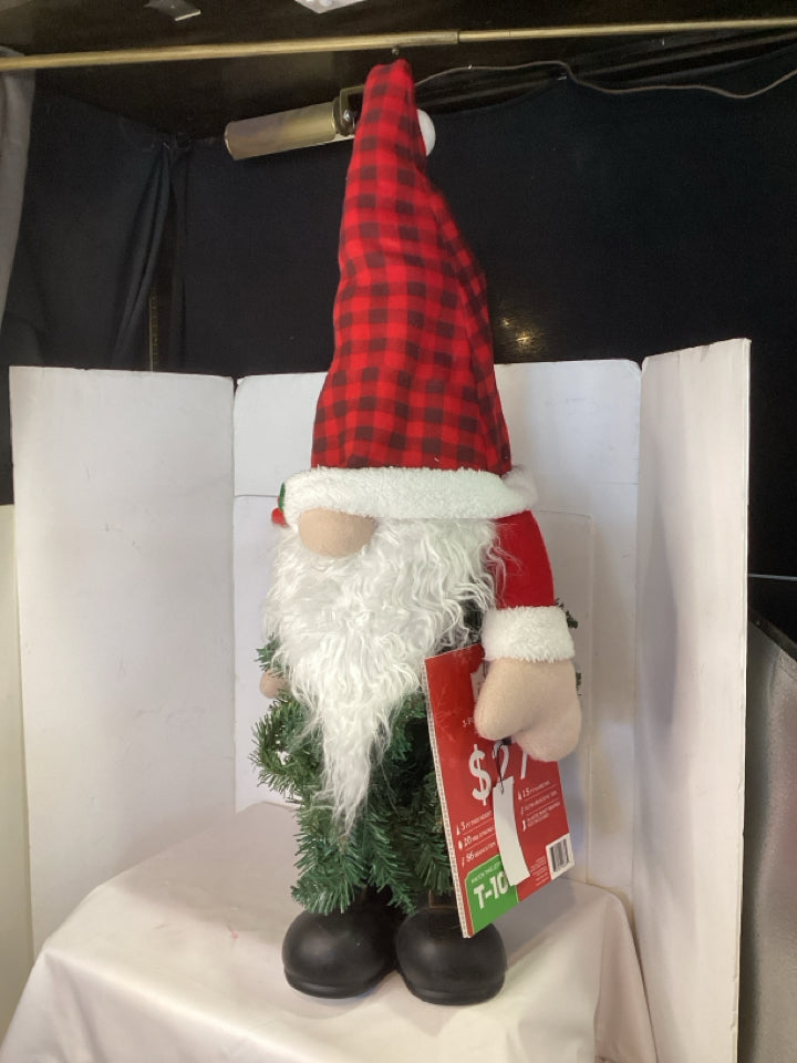Christmas Red/white Gnome Pre-Lit Holiday Item