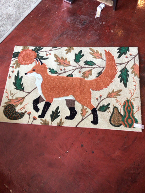 Grandin Road Hook Polyester Fox Tan/Brown Rug