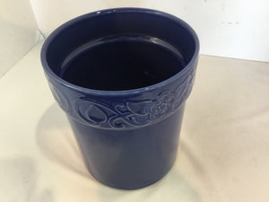 Blue Ceramic Planter
