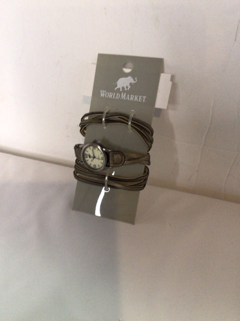Multi Strand Leather Watch