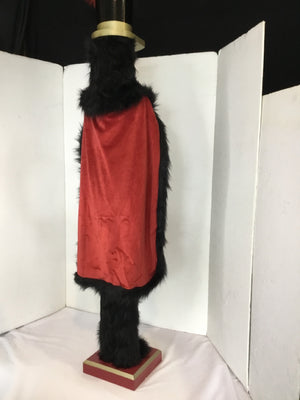 Christmas Black/Red Wood Nutcracker Holiday Item