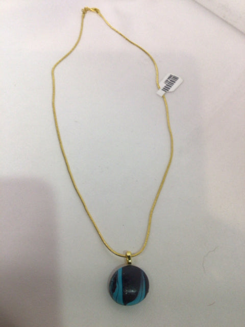 Black/Blue Necklace