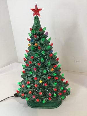 Christmas Green Ceramic Tree Holiday Item