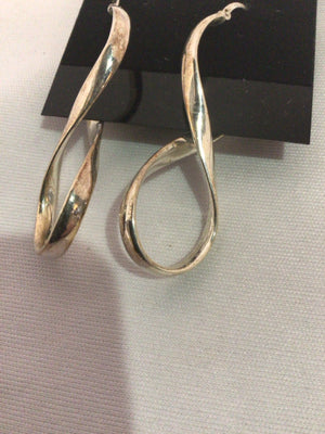 Metal Gold Hoops Earrings