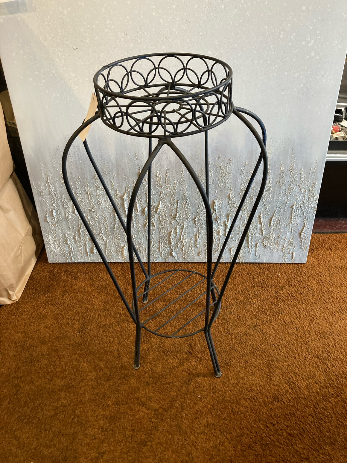 Black Metal Plant Stand