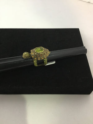 Green Rhinestone Ring