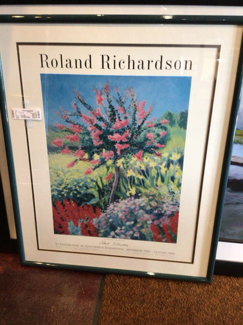 Impressionism Blue/Multi Framed Art