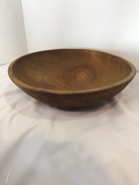 Brown Wood Bowl