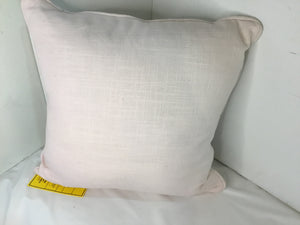 Pink/white Cotton Poodle Pillow