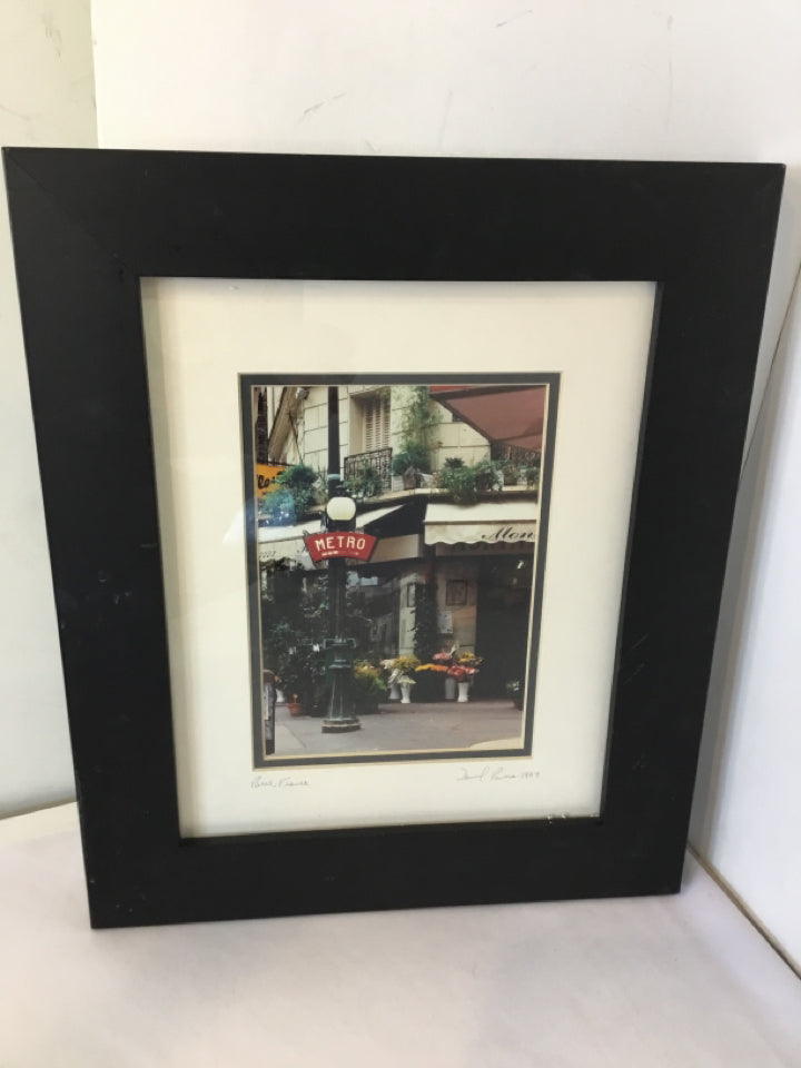 Street Scene Framed Art