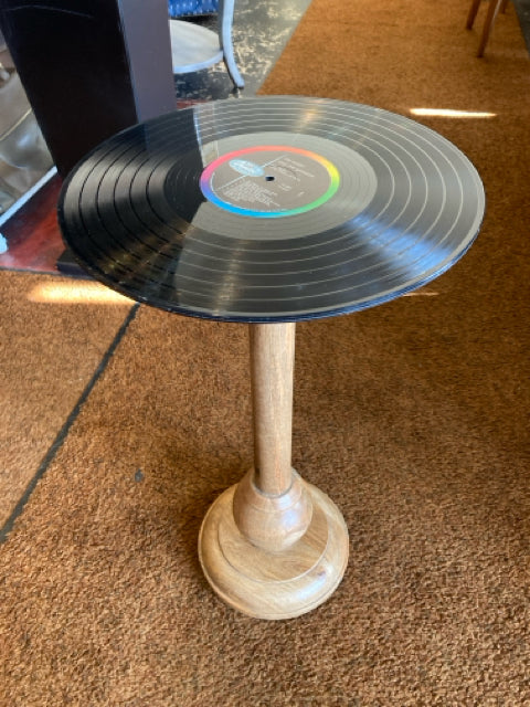 Vinyl Record Black Table