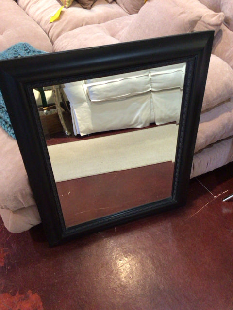 Black Wood As Is Mirror