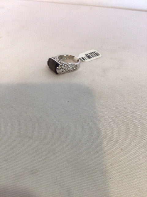 Silver Rhinestone Ring