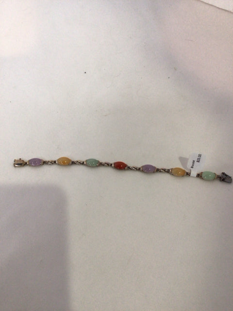 Multi-Color Semi Precious Bracelet