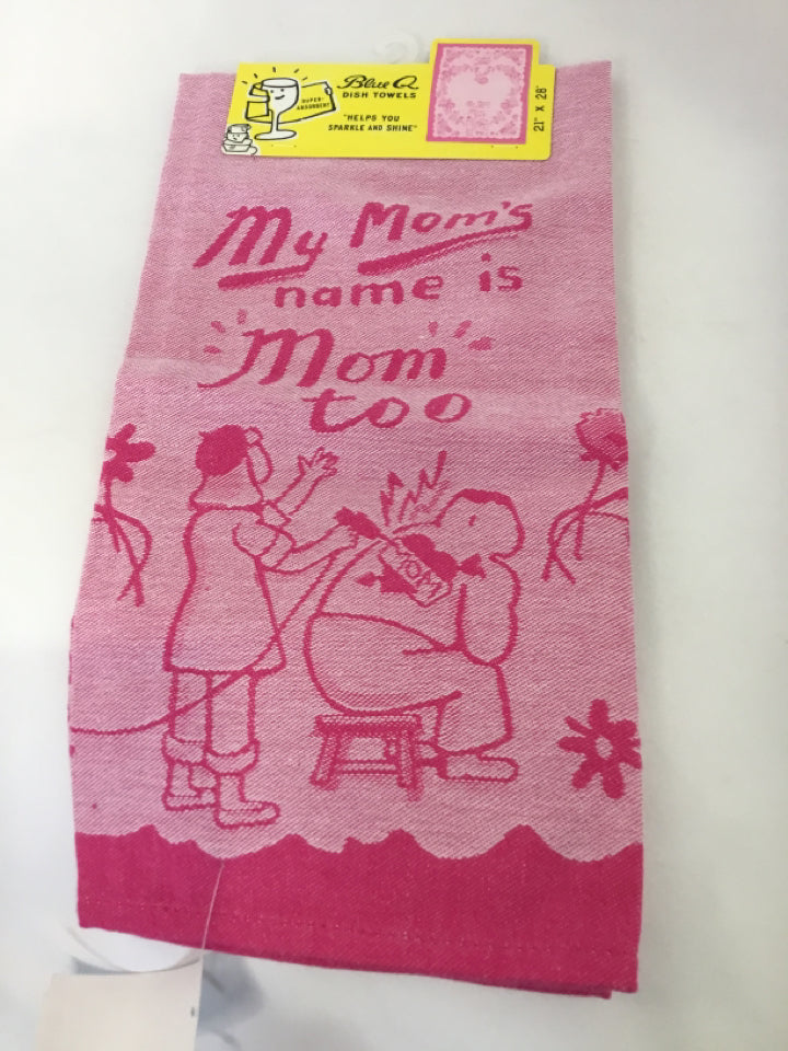 Blue Q Pink Mom Towel