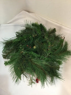 Wreath Green Pine Holiday Item