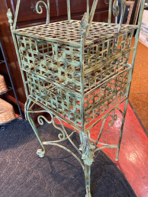 Green Metal Shelf