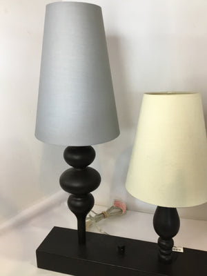 Double Black Metal Lamp