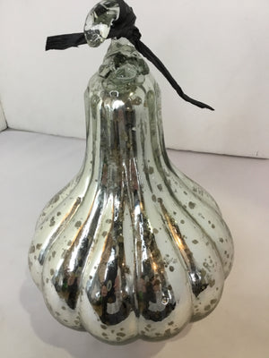 Cynthia Dunn Mercury Glass Gourd Holiday Item
