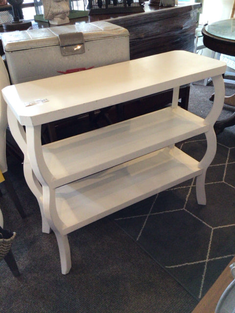 Console Wood AS IS White Table