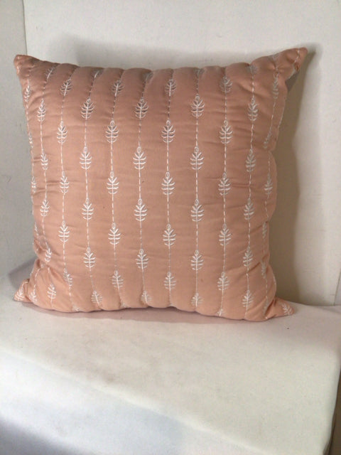 Peach/White Pillow