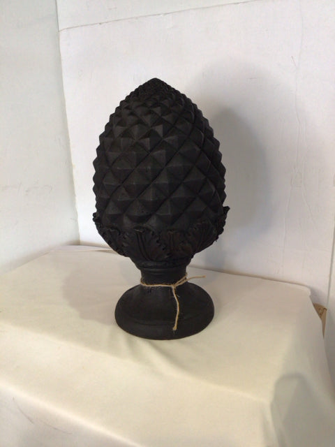 Black Resin Artichoke Figurine