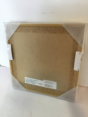 Shadow Box White/Black Eyelash Framed Art