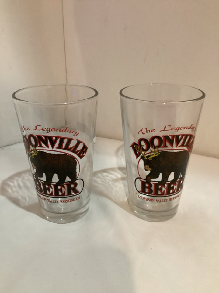 Pair Clear/Red Glasses