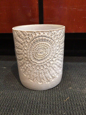 Gray Ceramic Planter