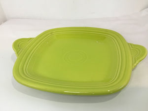 Fiesta Green Ceramic Square Platter