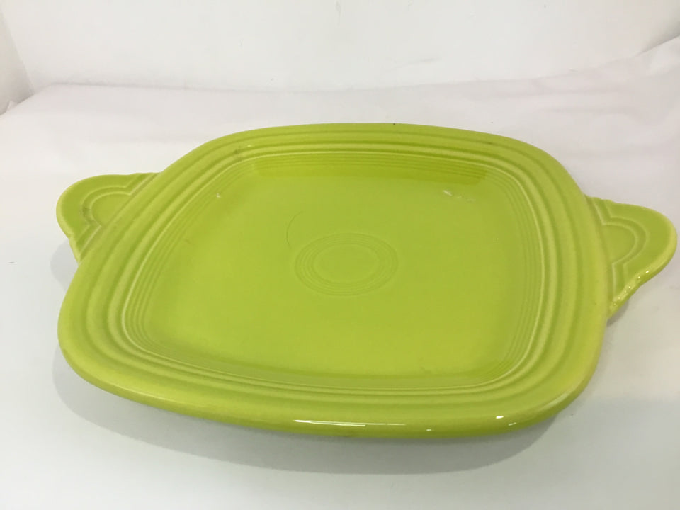 Fiesta Green Ceramic Square Platter