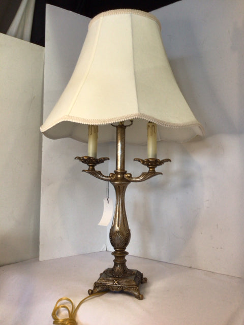 Gold/Silver Resin Lamp