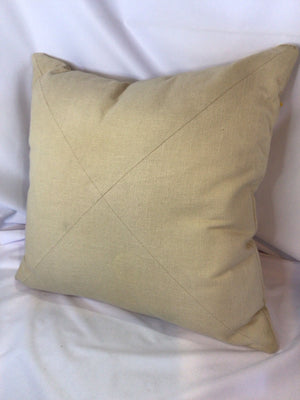 Beige Cotton Pillow