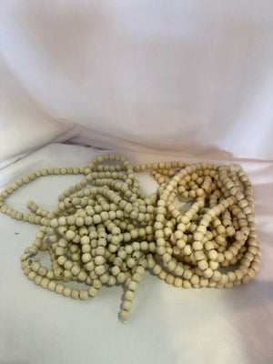 Garland Natural Wood Beaded Holiday Item