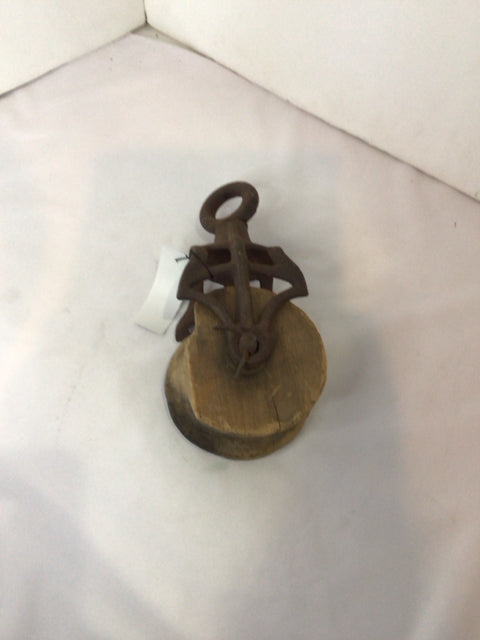Brown Cast Iron Pulley Farm Equipment