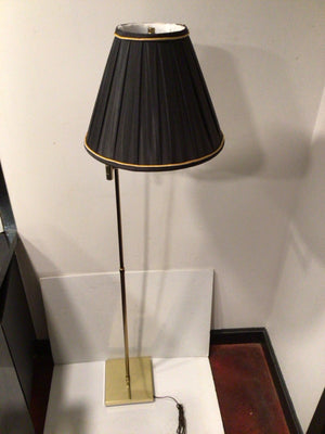 Floor Gold/Black Metal Adjustable Lamp