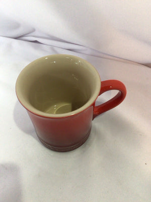 Le Creuset Red Ceramic Mug