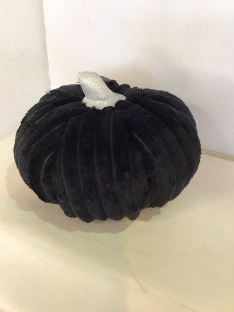 Halloween Black Stuffed Pumpkin Holiday Item
