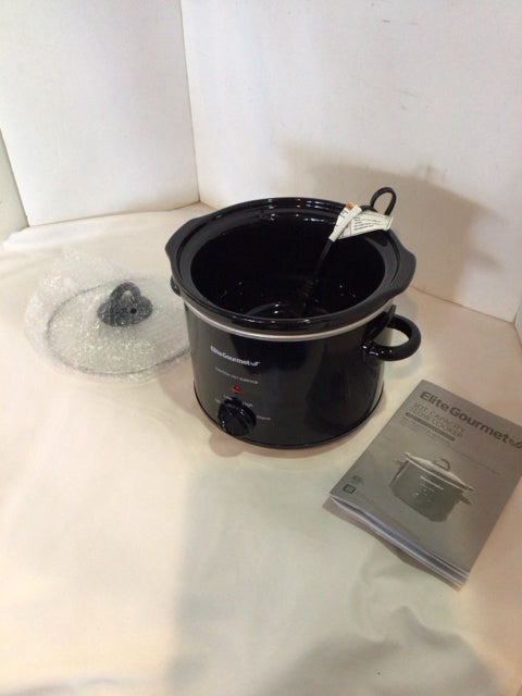 Elite Black Crock Pot