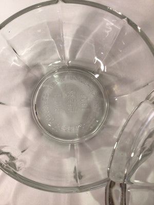 Clear Glass Lidded Bowl
