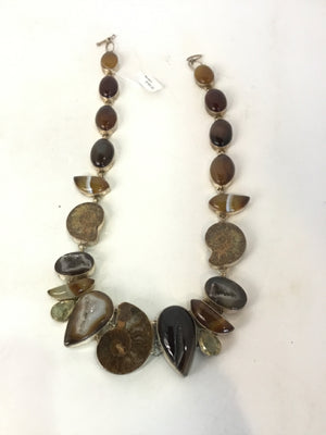 Stone Brown Original Necklace