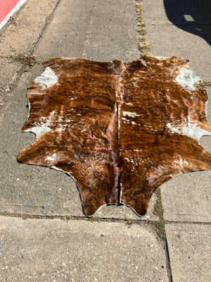 Cowhide Brown/black Rug