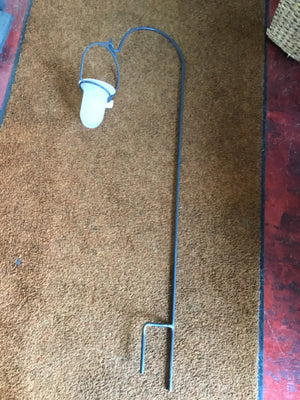 Lawn Stakes Wrought Iron Candle Holder Garden Decoration