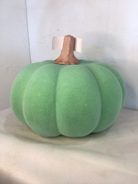 Halloween Green Plastic Pumpkin Holiday Item