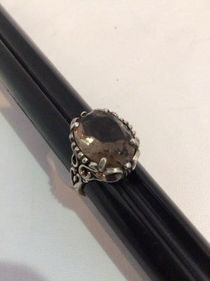 Brown Rhinestone Ring