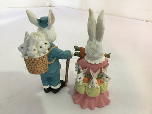 Easter Pastel Resin Bunnies Bag of Holiday Item