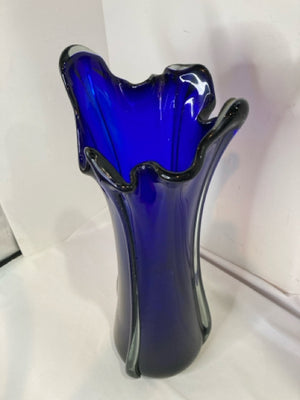 Vintage Cobalt Glass Vase